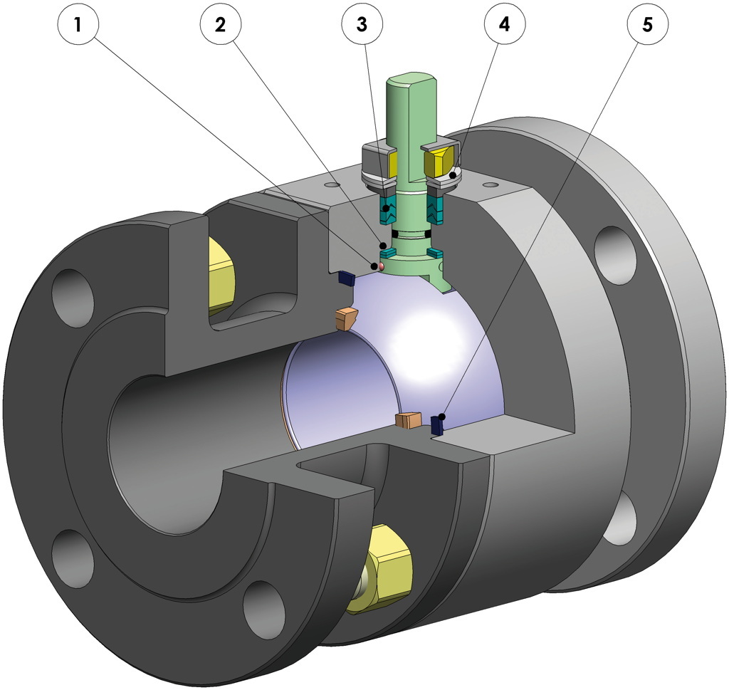 Válvula de esfera THOR Split Body PN 63-100 ANSI 600 aço carbono - benefícios - 
