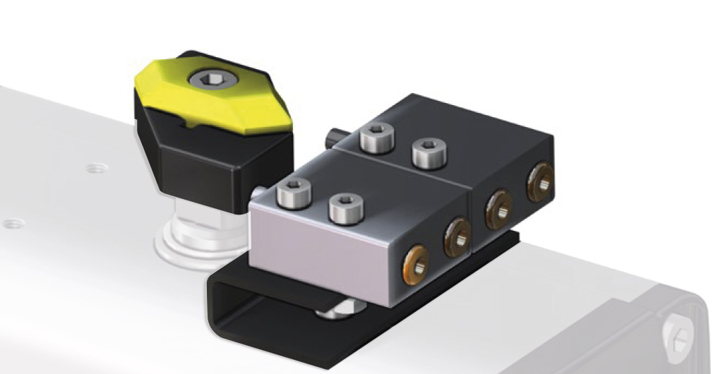 KFN1 Interruptor de limite pneumático - data accessoriattuatori - Exemplo Kit com 2 Interruptores de limite
