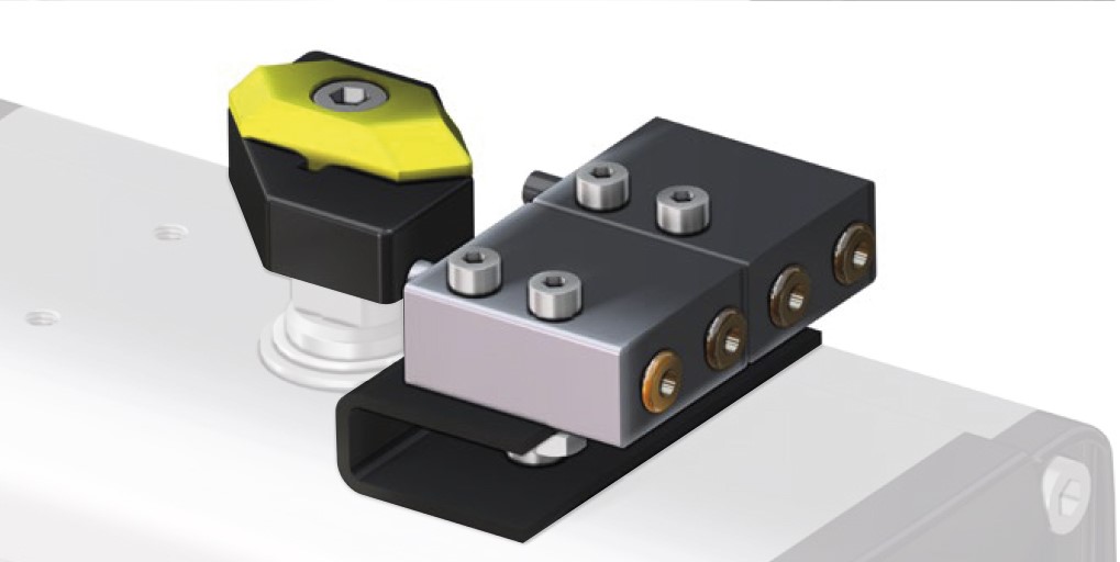 KFN2 Interruptor de limite pneumático ATEX - data accessoriattuatori - Exemplo Kit com 2 Interruptores de limite