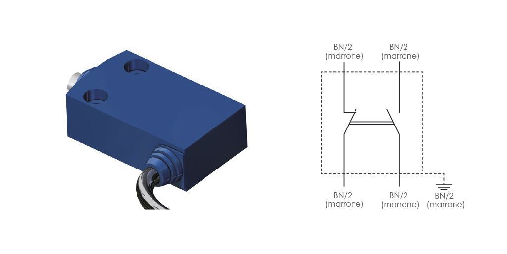 KFE3A Interruptor de limite eletromecânico com cabo - data accessoriattuatori - 