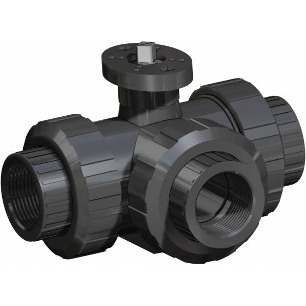 Válvula de esfera em PVC Item 635-636-637-638