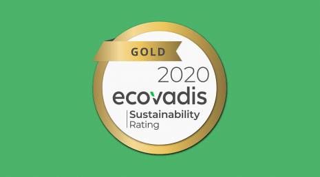 EcoVadis Rating Certificate 2020