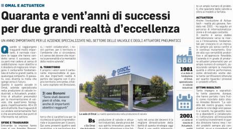 O "Corriere della Sera" escreve sobre o aniversário da OMAL
